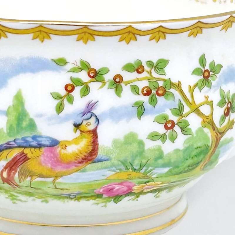 Royal Albert Chelsea Bird Sugar Bowl Turquoise