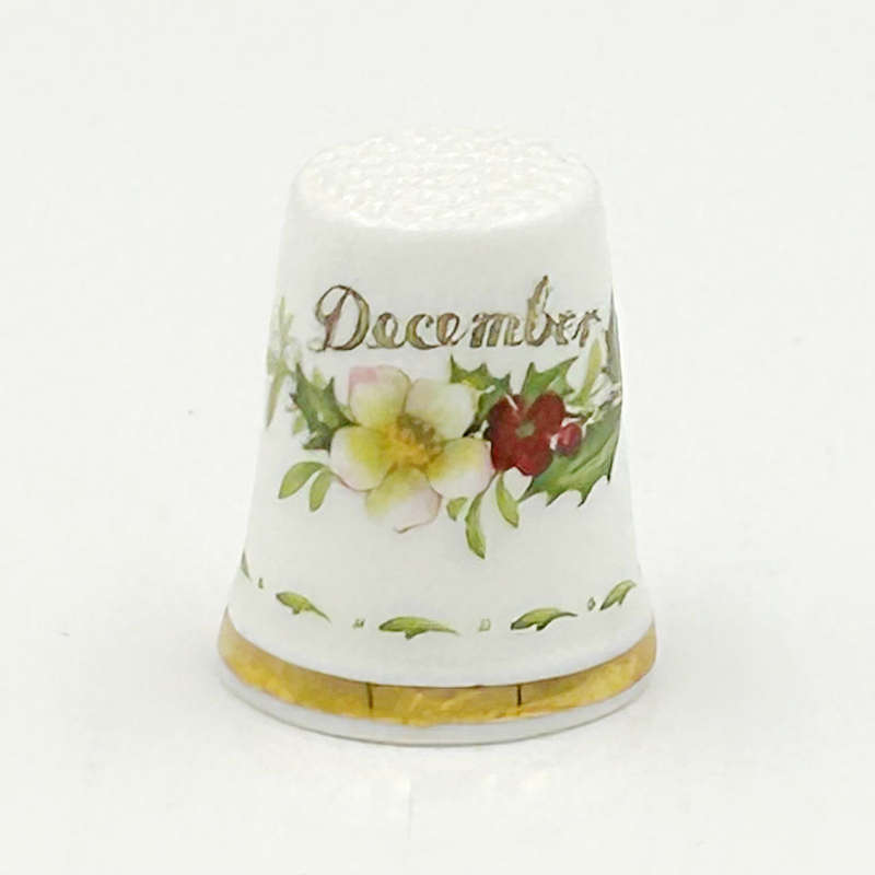 Royal Albert Flower Of The Month December Thimble