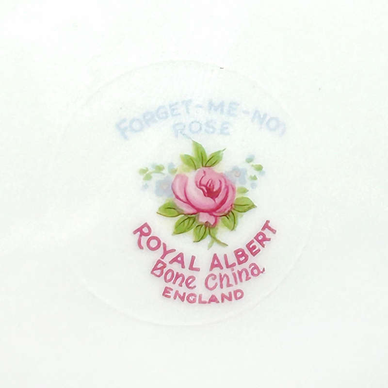 Royal Albert Forget Me Not Rose Tea Cake Plate