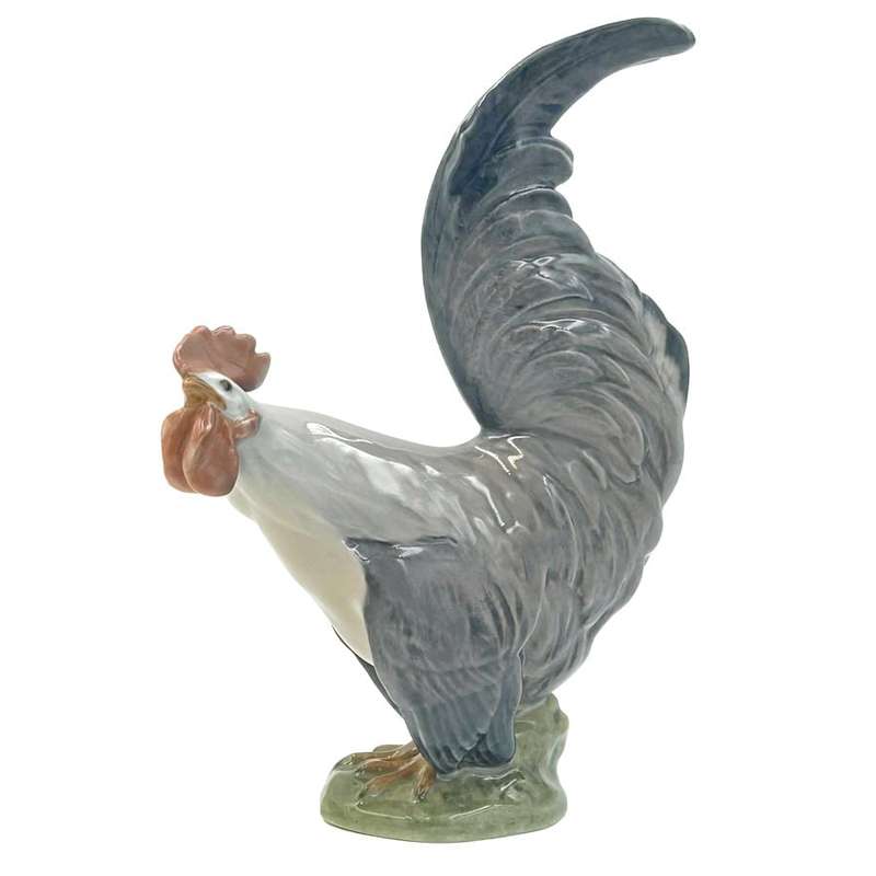 Royal Copenhagen Rooster Looking For The Sun Figurine 1025
