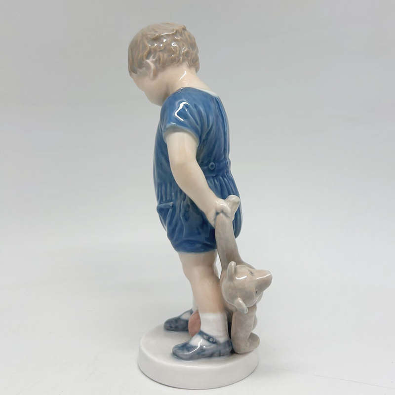 Royal Copenhagen Boy With Teddy Bear 3468