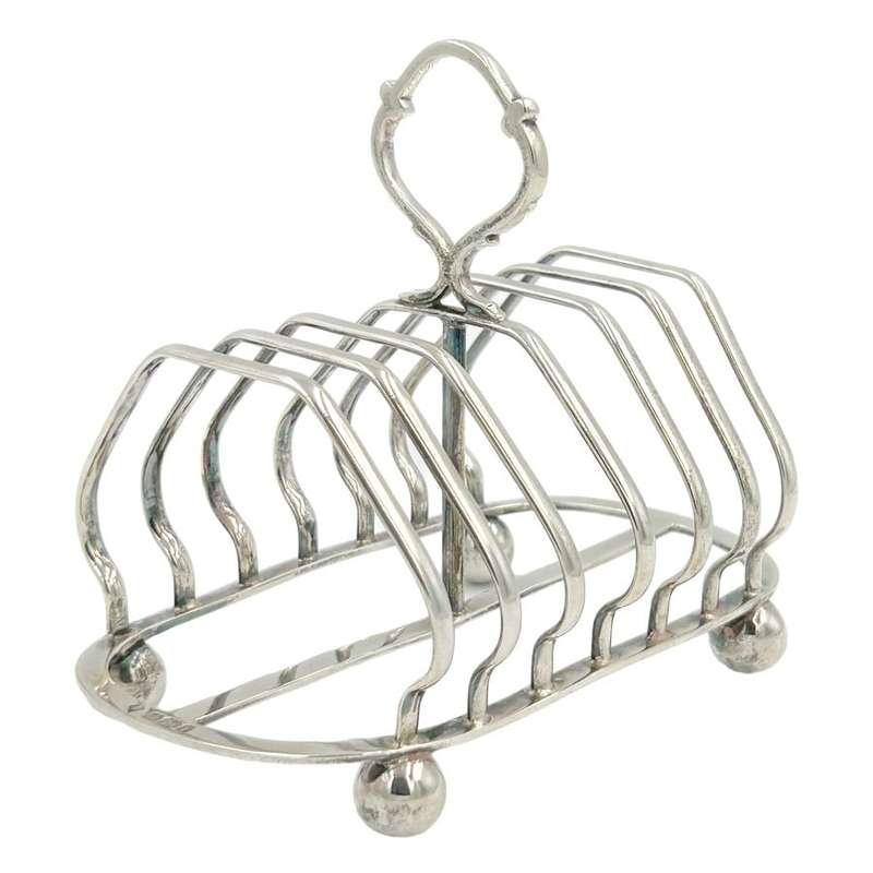Hallmarked Silver Toast Rack Sheffield 1897