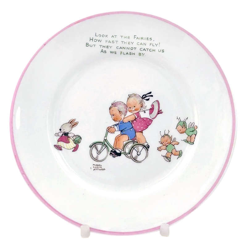 Shelley Mabel Lucie Attwell Side Plate Look at the Fairies