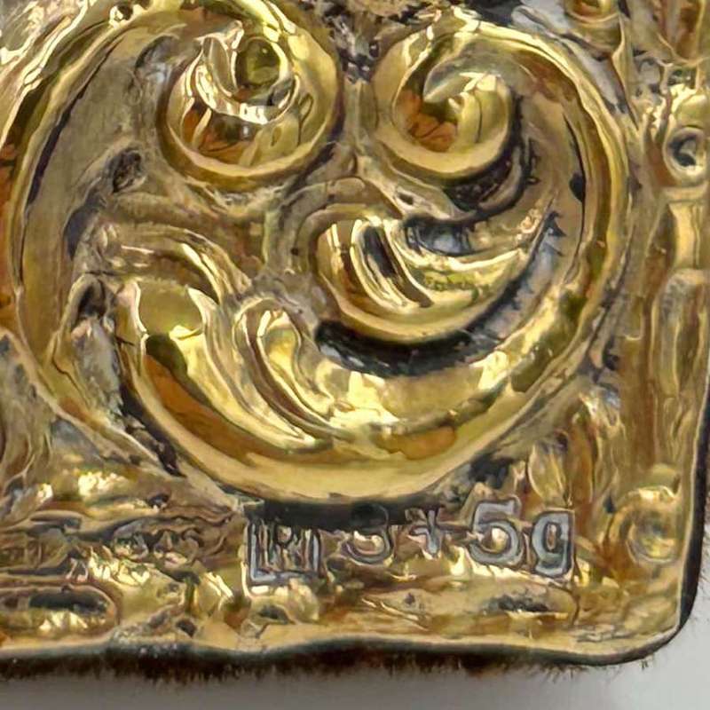 Sterling Silver and Gilt Victorian  Style Picture Frame