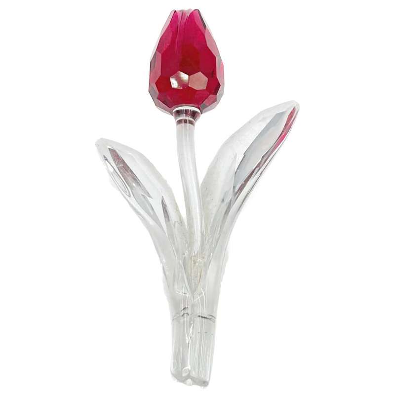 Swarovski Crystal Large Red Renewal Tulip Stem 681333