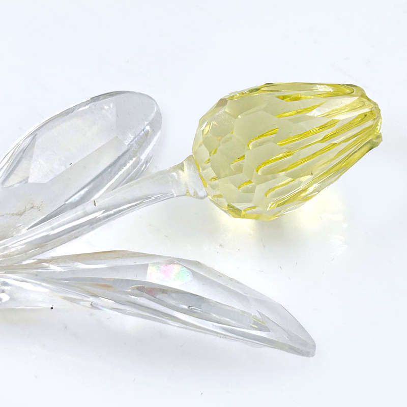 Swarovski Crystal Large Yellow  Renewal Tulip Stem 657335