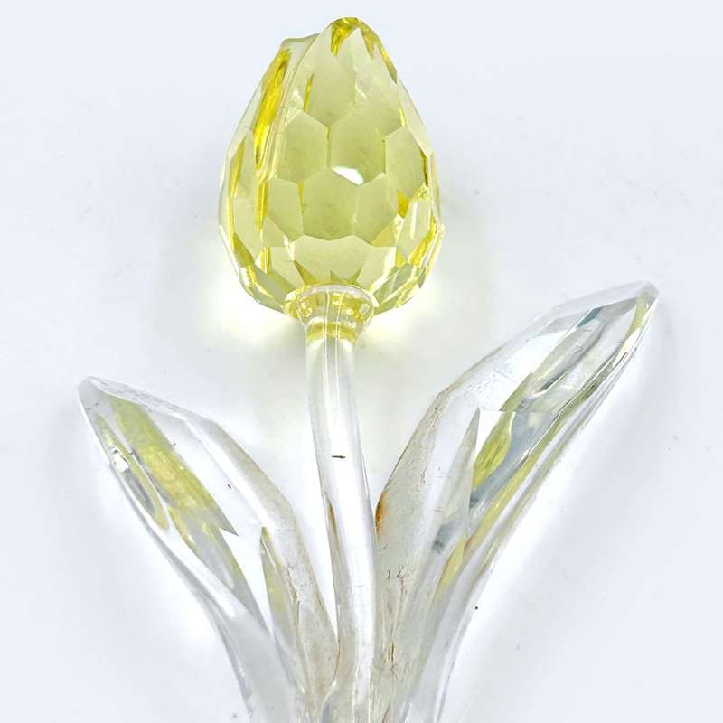Swarovski Crystal Large Yellow  Renewal Tulip Stem 657335