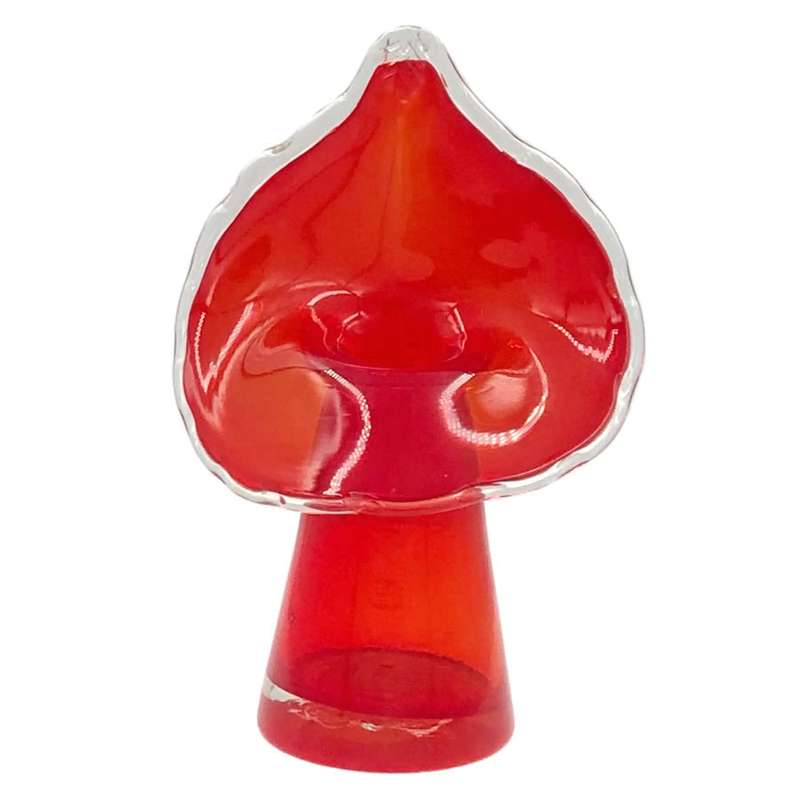 Vintage MCM Handblown Red Jack In The  Pulpit Vase