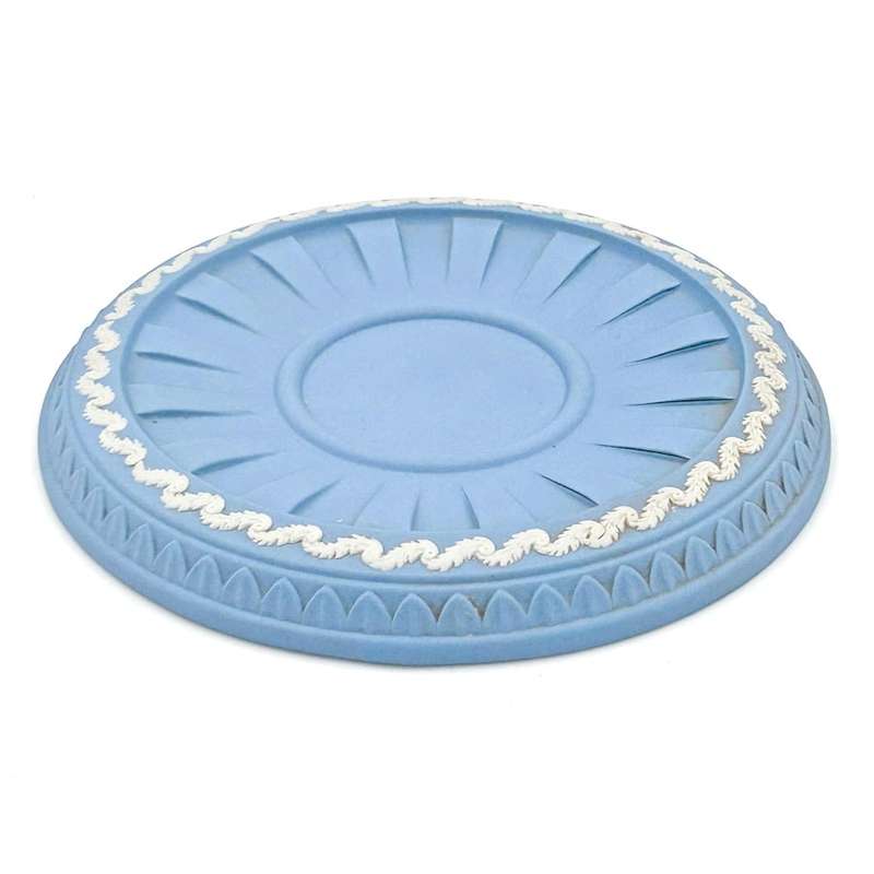 Wedgwood Blue Jasperware Tea Pot Stand