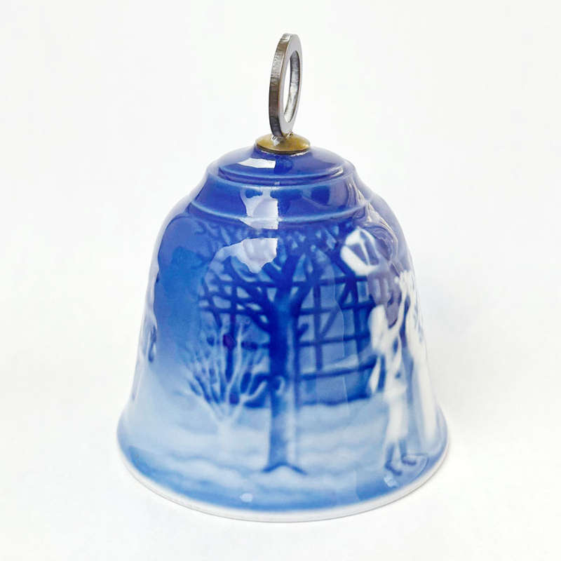 Bing And Grondahl Copenhagen Christmas Bell Tree Ornament 1987