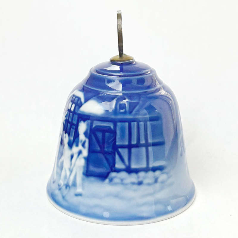 Bing And Grondahl Copenhagen Christmas Bell Tree Ornament 1987