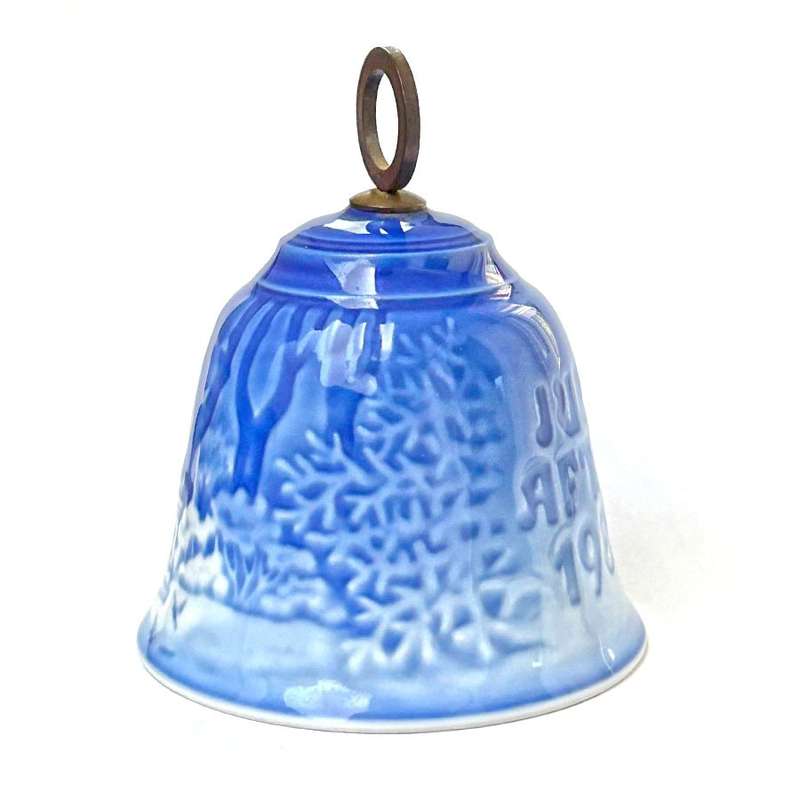 Bing And Grondahl Copenhagen Christmas Bell Tree Ornament 1988