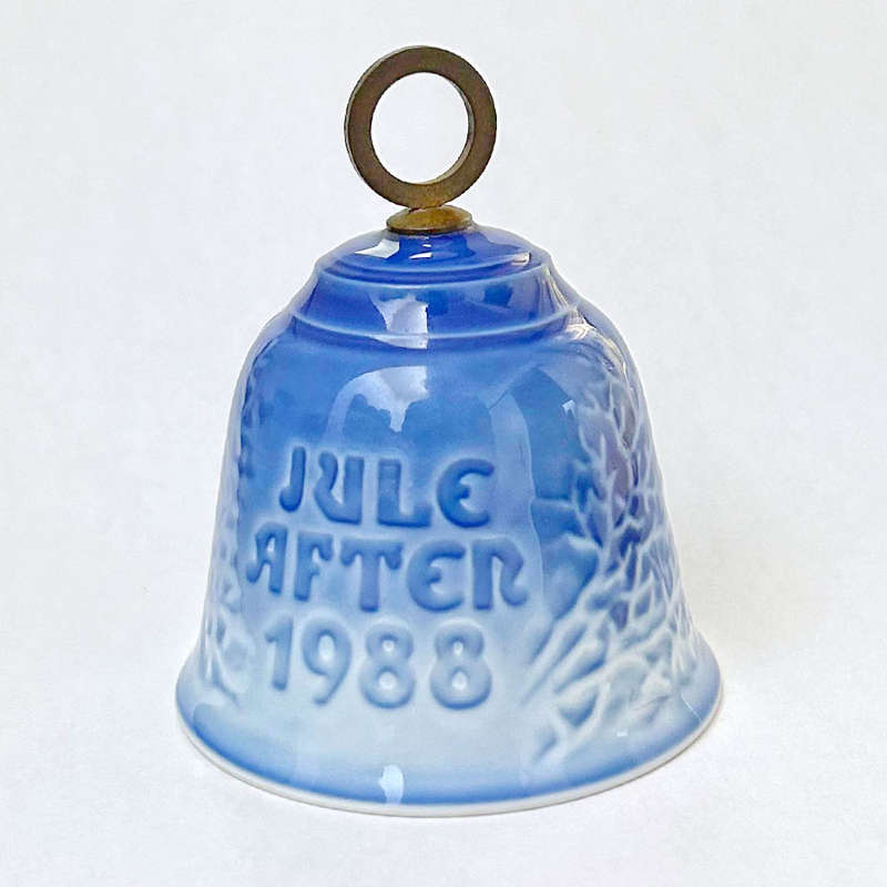 Bing And Grondahl Copenhagen Christmas Bell Tree Ornament 1988