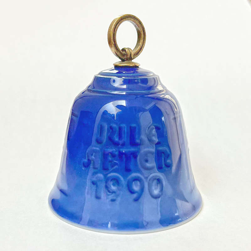 Bing And Grondahl Copenhagen Christmas Bell Tree Ornament 1990