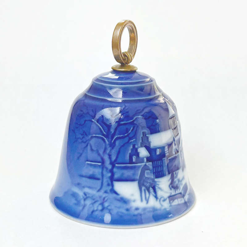 Bing And Grondahl Copenhagen Christmas Bell Tree Ornament 1992