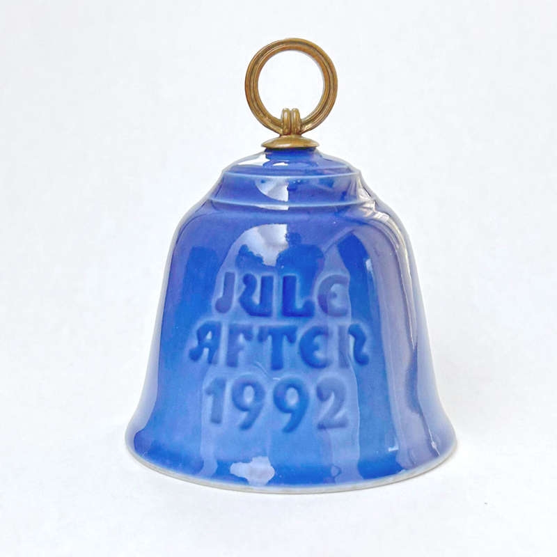 Bing And Grondahl Copenhagen Christmas Bell Tree Ornament 1992