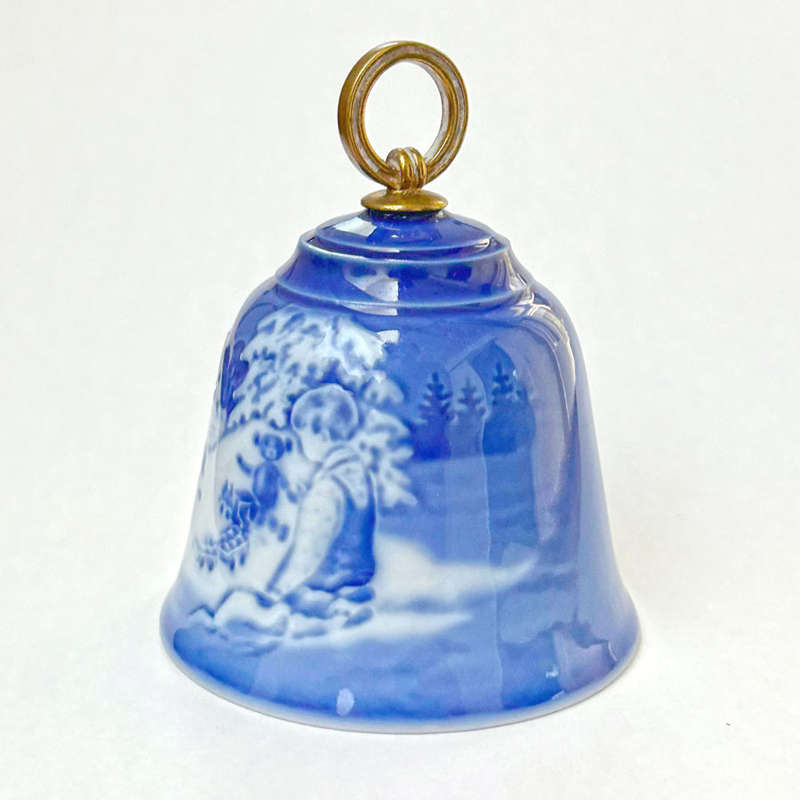 Bing And Grondahl Copenhagen Christmas Bell Tree Ornament 2001