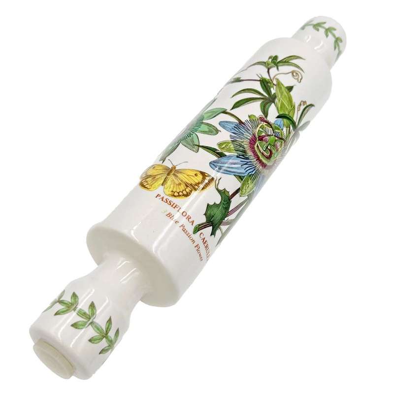 Portmeirion Botanic Garden Rolling Pin Blue Passion Flower