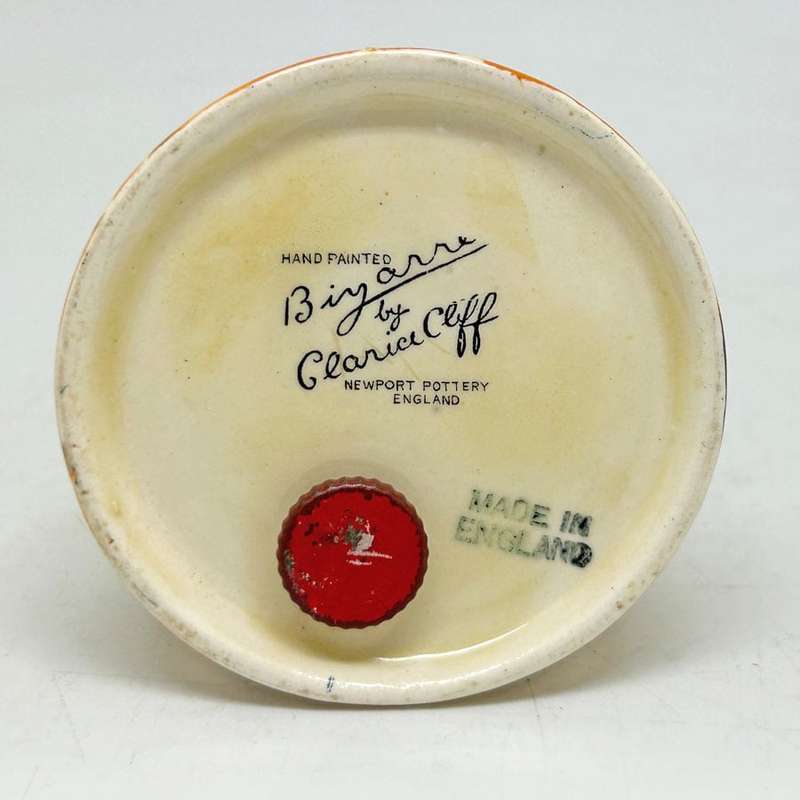 Clarice Cliff Bizarre Jonquil Conical sugar shaker c1934