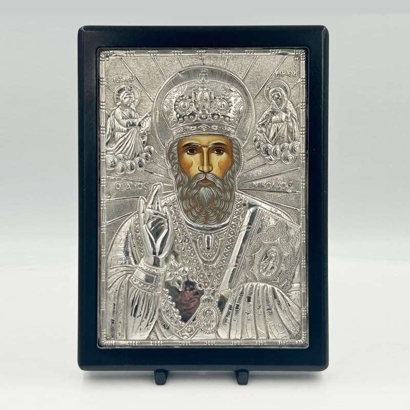Greek Icon 950 Silver Framed 20th