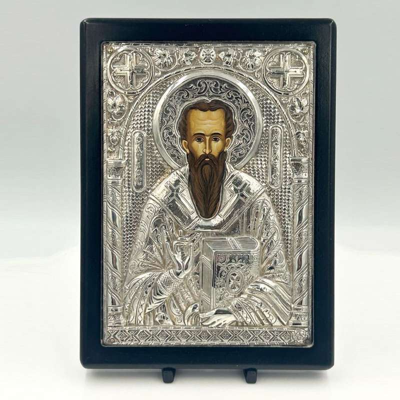 Greek Rabi Icon 950 Silver Framed 20th