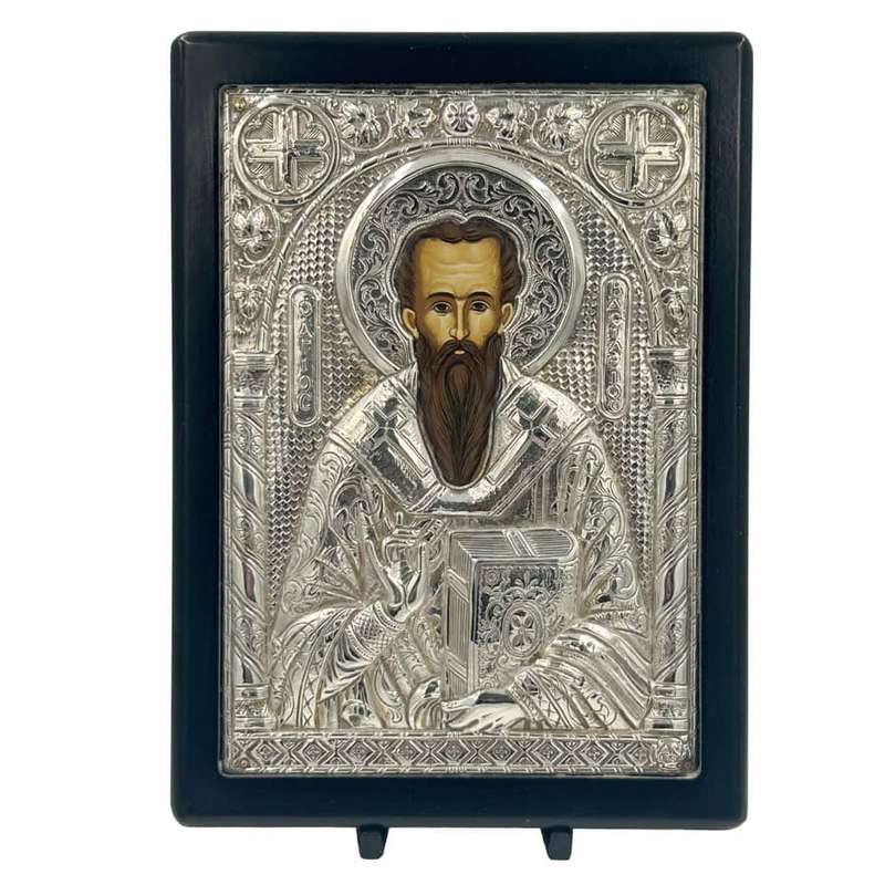 Greek Rabi Icon 950 Silver Framed 20th