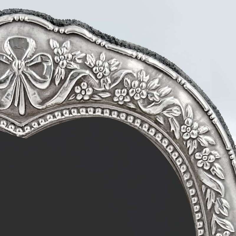 Hallmarked Silver Heart Picture Frame Carrs Sheffield