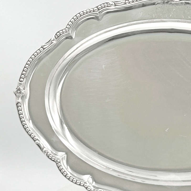 Hallmarked Silver Serving Platters London 1768 William Harrison