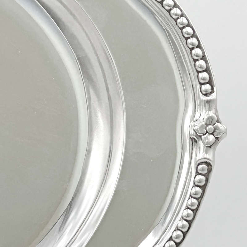 Hallmarked Silver Serving Platters London 1768 William Harrison