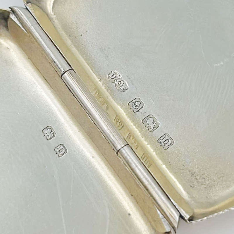 Hallmarked Silver Saint Austell Match Holder Birmingham 1928
