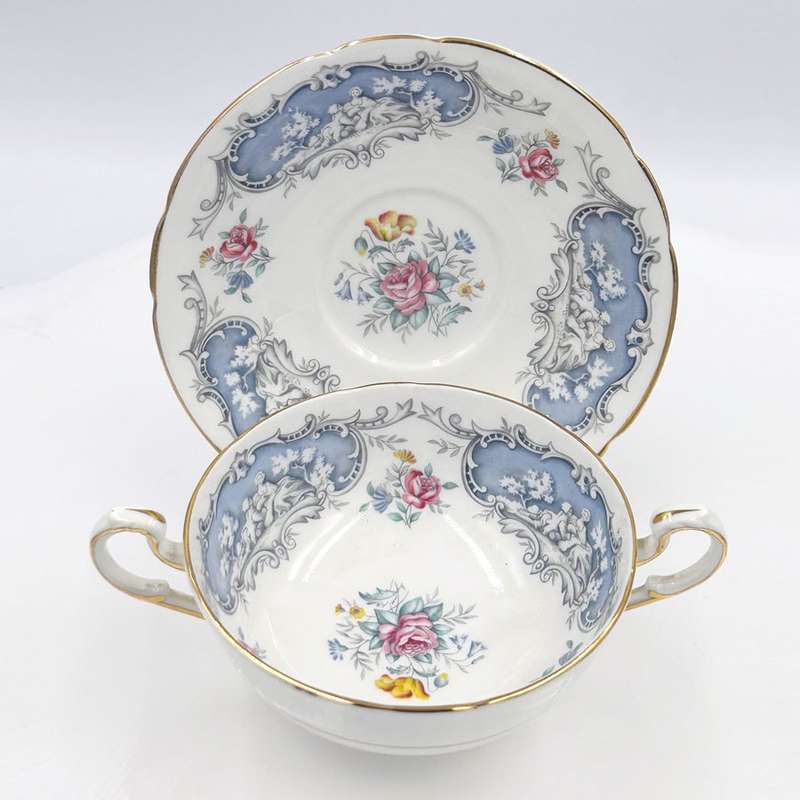 Paragon Dubarry Soup Coupe and Saucer