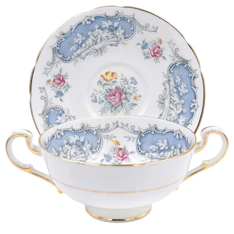 Paragon Dubarry Soup Coupe and Saucer