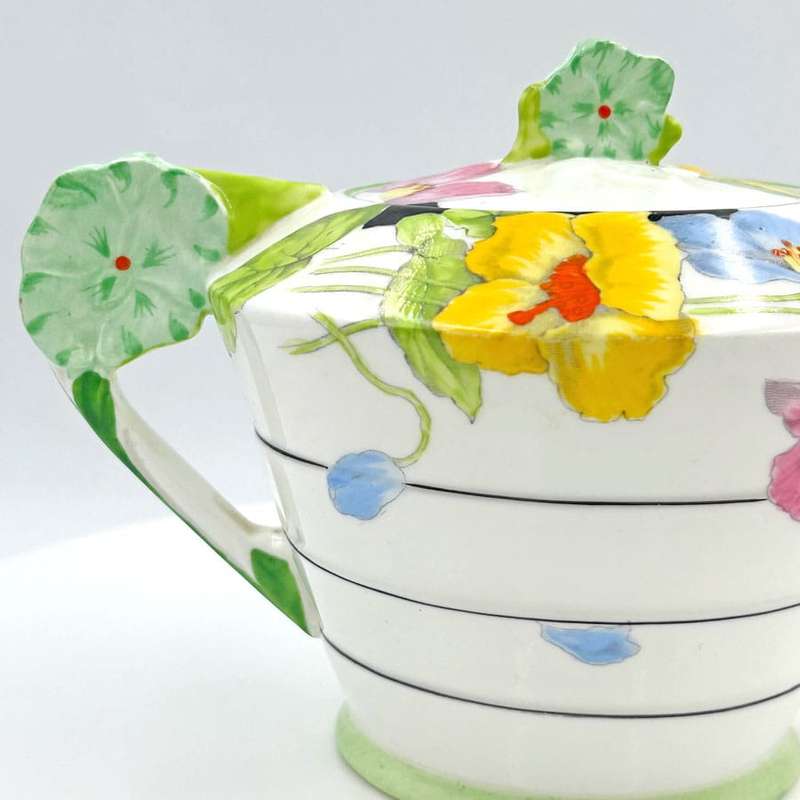 Paragon Art Deco Iceland Poppy Tea Pot C1925