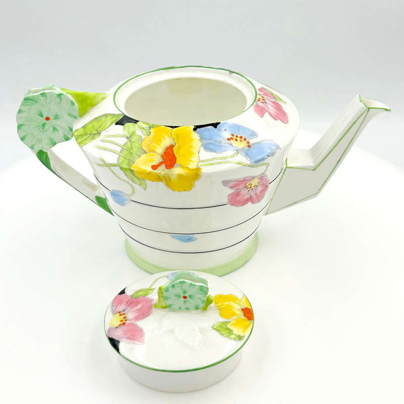 Paragon Art Deco Iceland Poppy Tea Pot C1925