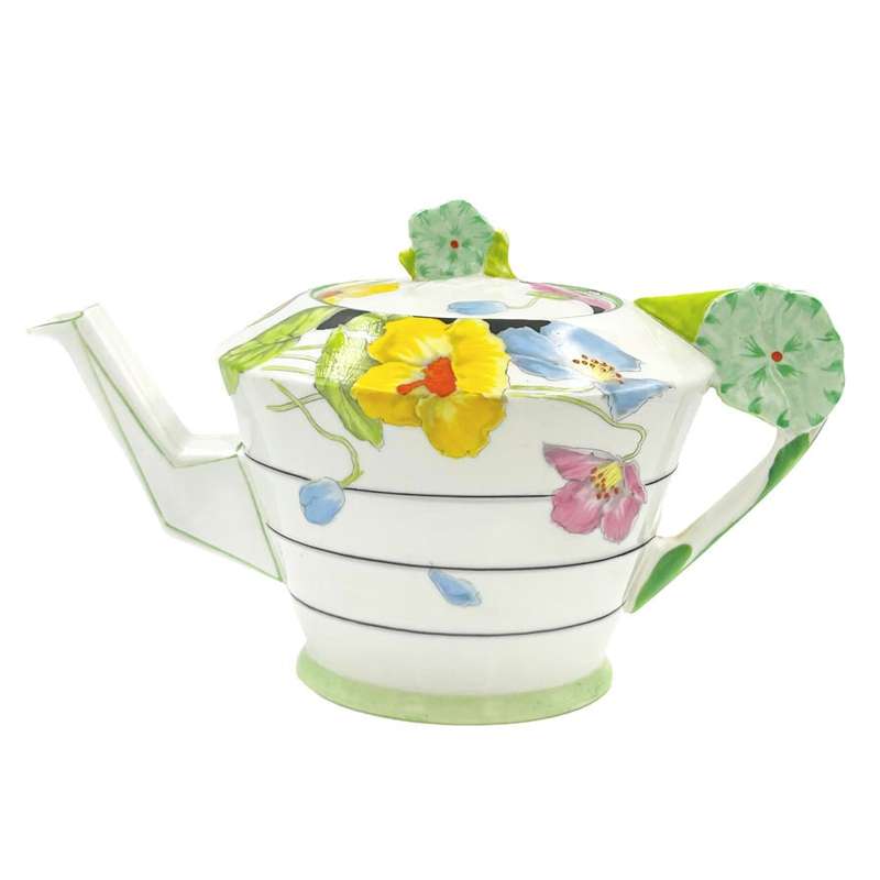 Paragon Art Deco Iceland Poppy Tea Pot C1925