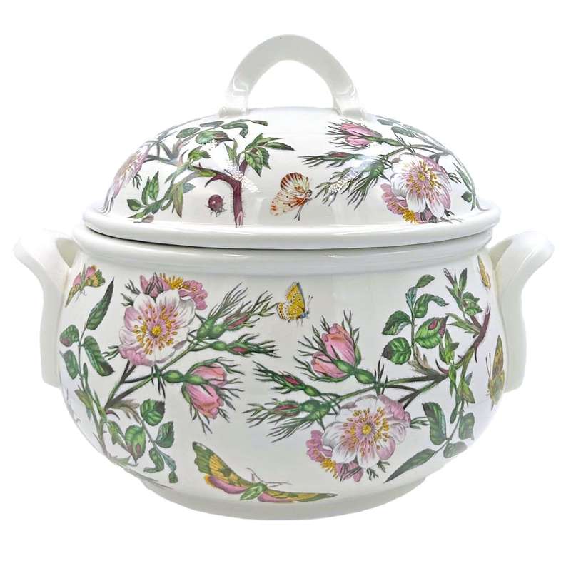 Portmeirion Botanic Garden Large Christmas Rose  Covered Casserole