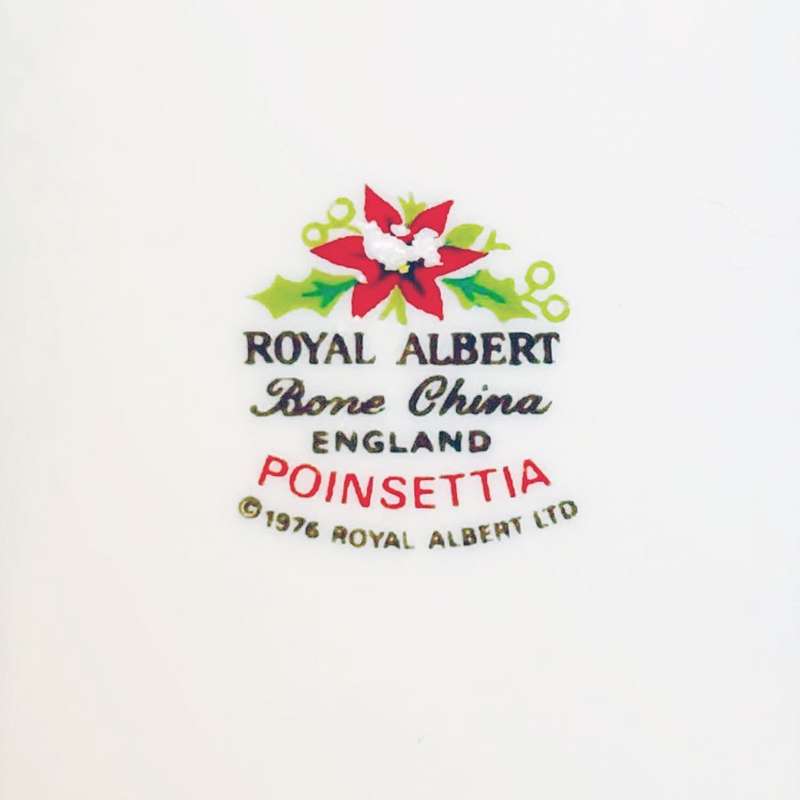 Royal Albert Poinsettia Tea Trio