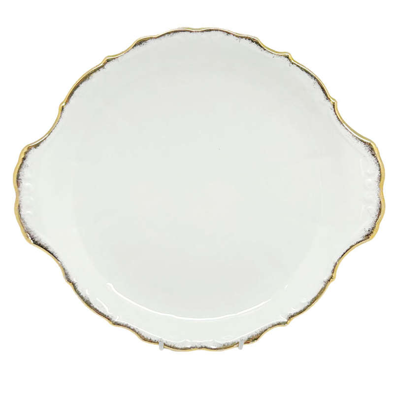 Royal Albert Snow Queen Tea Large Cake Plate