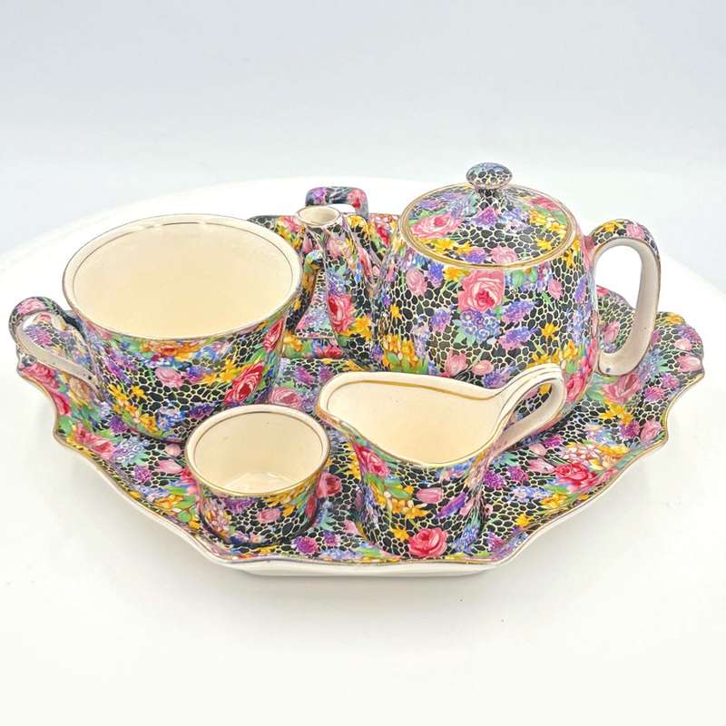 Royal Winton Chintz Hazel Breakfast Set Tea For One 1939