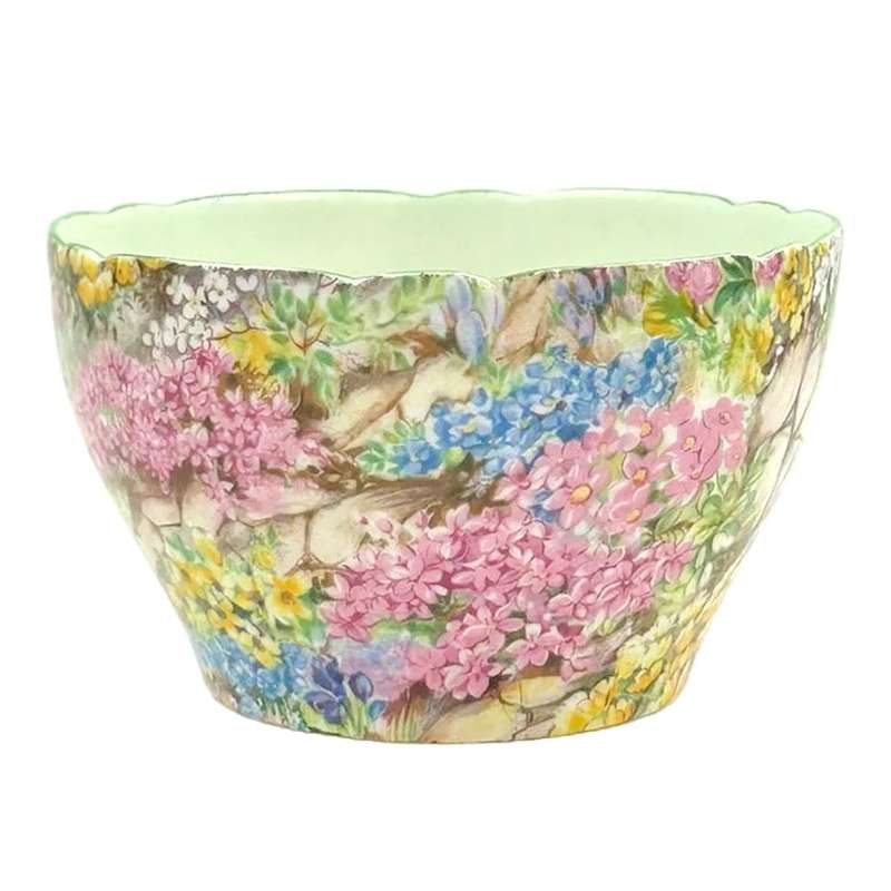 Shelley Rock Garden Coffee Sugar Bowl