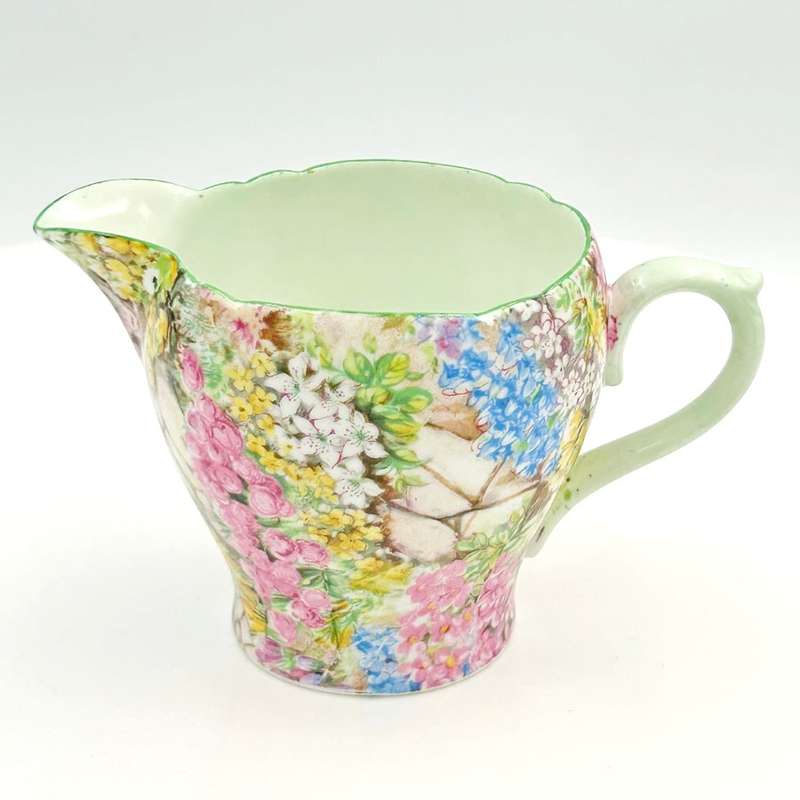 Shelley Rock Garden Coffee Milk Jug