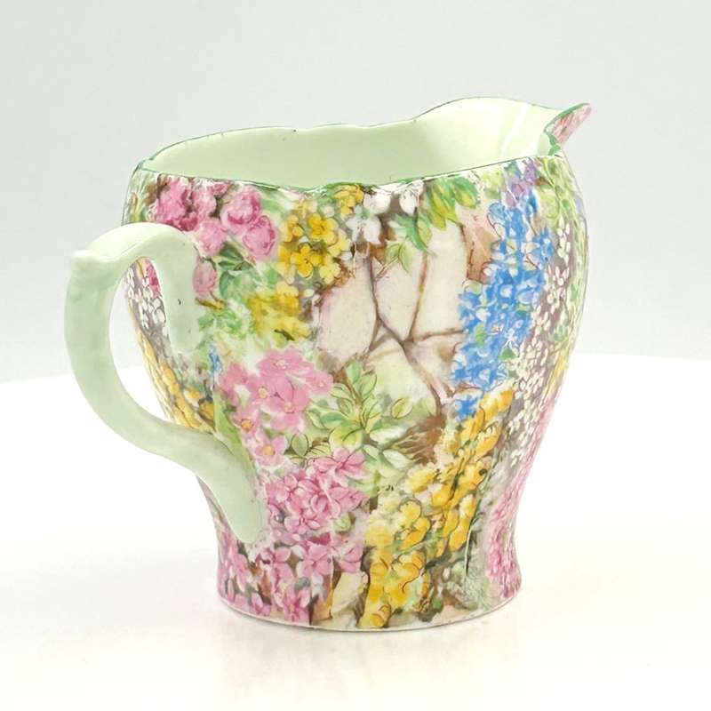 Shelley Rock Garden Coffee Milk Jug