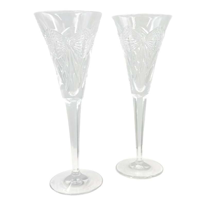 Waterford Millennium Champagne Flutes Health