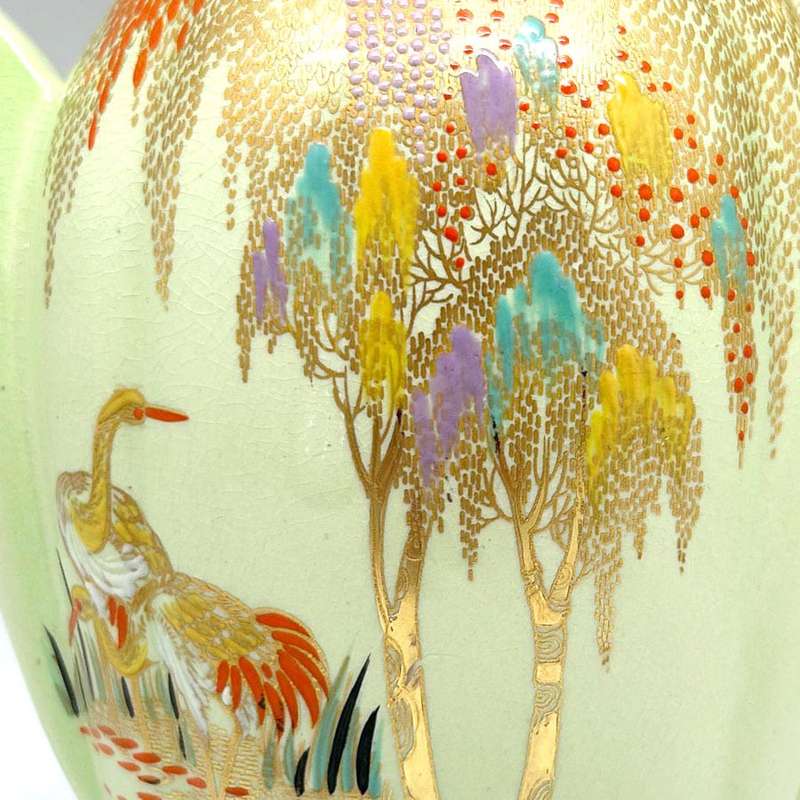 Carlton Ware Verte Green New Stork Coffee Service