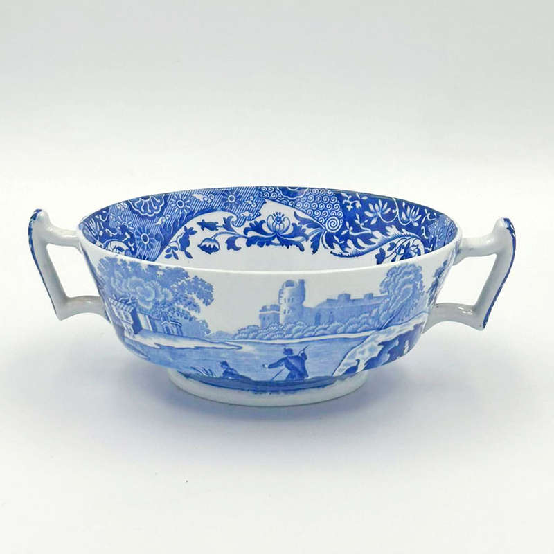 Copeland Spode Blue Italian Soup Coupe