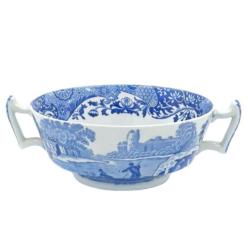 Copeland Spode Blue Italian Soup Coupe