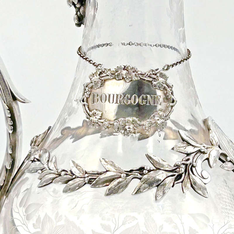French Silver Claret Jug By Charles Nicolass Odiot 19th