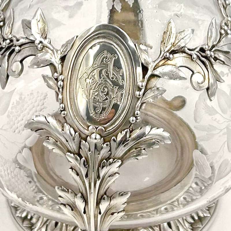 French Silver Claret Jug By Charles Nicolass Odiot 19th