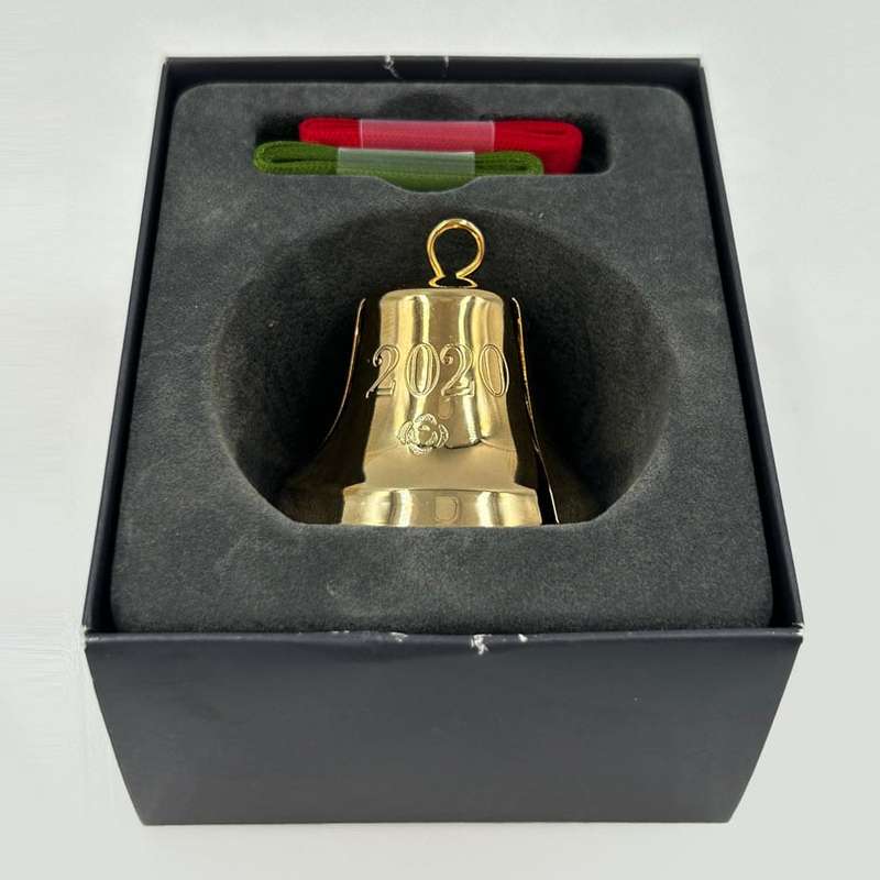 Georg Jensen Red and Green Ribbon Christmas Tree Ornament 2020