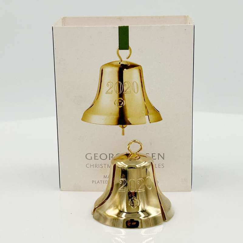 Georg Jensen Red and Green Ribbon Christmas Tree Ornament 2020